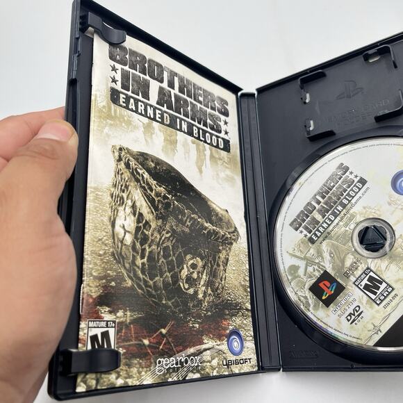 Brothers In Arms Earned In Blood Sony Playstation 2 PS2 Game Tested & Complete - Picture 7 of 7